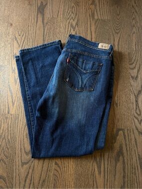 Levi's Indigo Blue Straight leg 505 Jeans with Red Tab size 14s